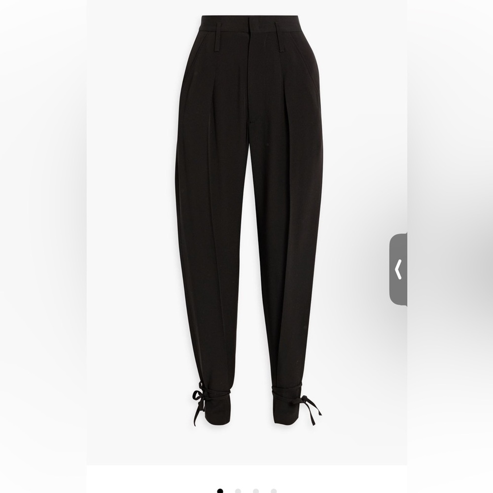 isabel marant racomi crepe tapered pants